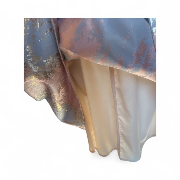 Vince Camuto Metallic Brocade Fit & Flare Dress – Size 12 Holiday Party Dress - Picture 11 of 16